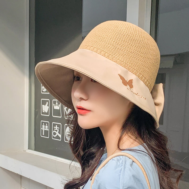 New Embroidered Butterfly Bucket Hat Summer Sun Protection Bow Broad-Brimmed Hat Sun-Proof Straw Hat Outdoor Sun, Yellow
New Embroidered Butterfly Bucket Hat Summer Sun Protection Bow Broad-Brimmed Hat Sun-Proof Straw Hat Outdoor Sun, Yellow