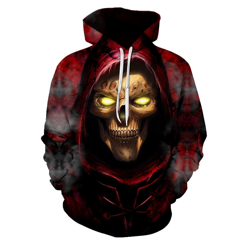2021 spring and autumn men's 3D sweater large couple Hoodie skull digital print top, Wy-262
2021 spring and autumn men's 3D sweater large couple Hoodie skull digital print top, Wy-262