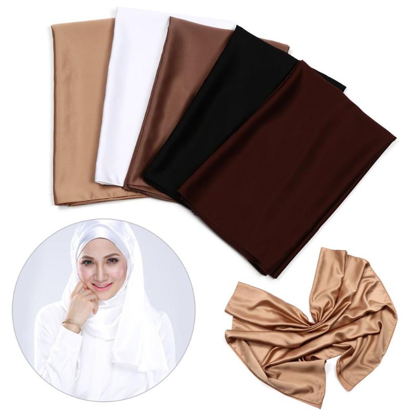 Scarves 180x70cm Smooth For Women Matte Effect Silk Material Muslim Hijab Scarf Tudung Headscarf Satin Shawl
Scarves 180x70cm Smooth For Women Matte Effect Silk Material Muslim Hijab Scarf Tudung Headscarf Satin Shawl