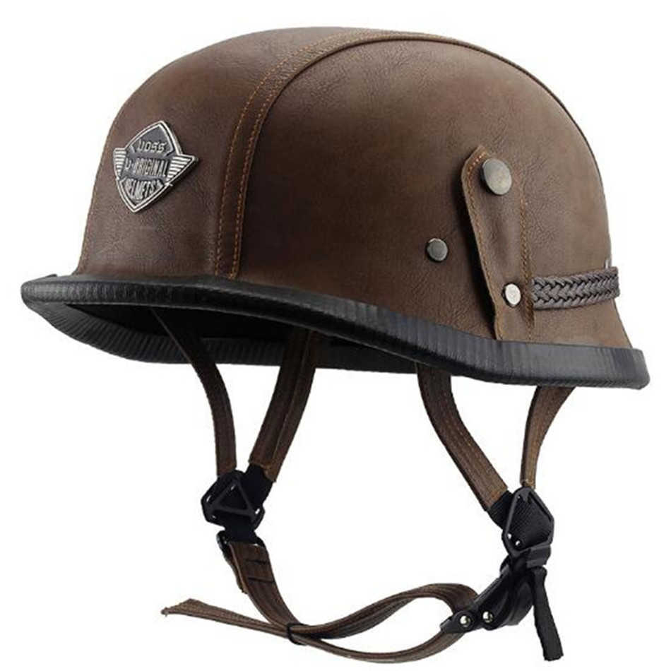 Motorcycle Helmet Unique 4 Types /L/XL German Style Half Face German Helmet Leather Vintage Motorcycle Helmet Q0630, Camouflage ash
Motorcycle Helmet Unique 4 Types /L/XL German Style Half Face German Helmet Leather Vintage Motorcycle Helmet Q0630, Camouflage ash