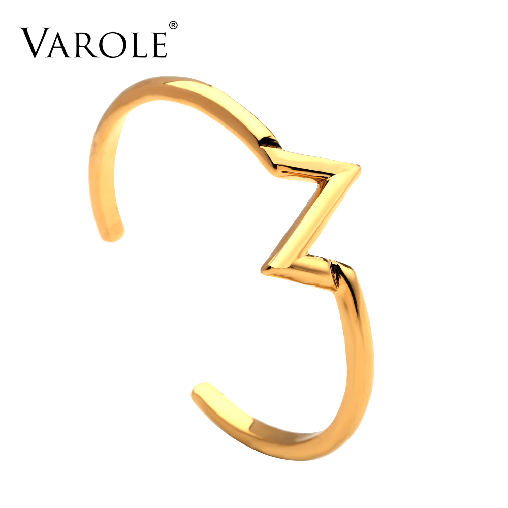 VAROLE Initial Letter Z Cuff Bangles For Women Hollow Alphabet Open Bracelets Gold Color Fashion Jewelry Pulseras Mujer
VAROLE Initial Letter Z Cuff Bangles For Women Hollow Alphabet Open Bracelets Gold Color Fashion Jewelry Pulseras Mujer