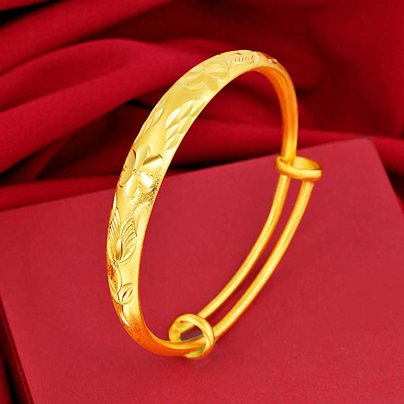Women's Car flower 24k gold plate Bangle bracelets NJGB275 fashion wedding gift women yellow gold plated bracelet
Women's Car flower 24k gold plate Bangle bracelets NJGB275 fashion wedding gift women yellow gold plated bracelet