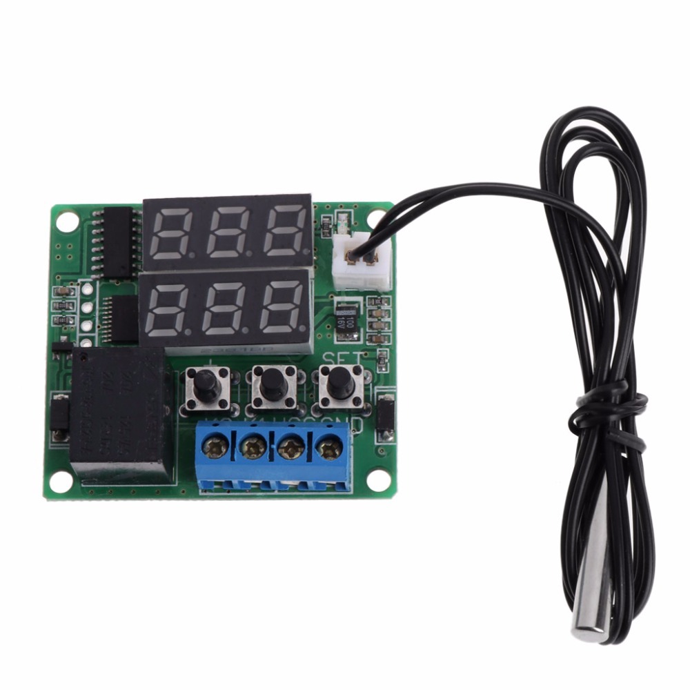 W1209S Dc 12V Mini Thermostate Regulator -50-120 Celsius Digital Temperature Controller