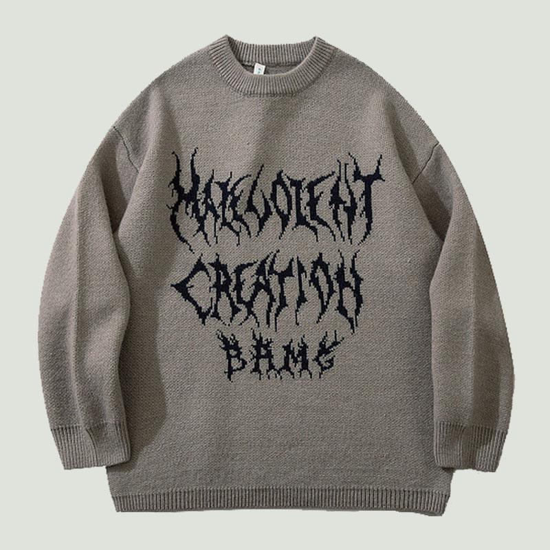 Men's Sweaters Streetwear Hip Hop Graffiti Printed Knitted Jumper Mens Harajuku Oversized Loose Casual Cotton O-Neck Pullovers Couples, White;black
Men's Sweaters Streetwear Hip Hop Graffiti Printed Knitted Jumper Mens Harajuku Oversized Loose Casual Cotton O-Neck Pullovers Couples, White;black