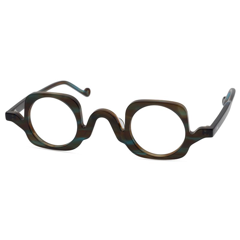 Fashion Sunglasses Frames Personality Niche Designer Eyewear Vintage Handmade Acetate Optical Reading Glasses Men Fun Eyeglass Ocu
