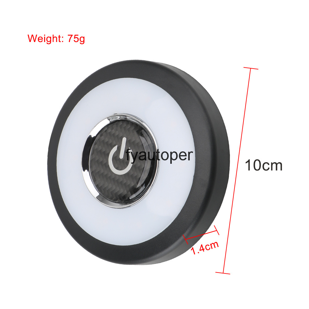 Car Backseat Ceiling Roof Light Kits Magnetic LED Night Interior Reading Square Dome Vehicle Indoor Lamp