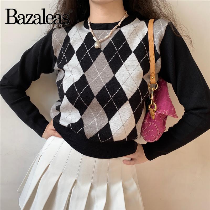 Women's Sweaters 2021 Vintage O Neck Sweater Punk Tartan Pull Femme Clothes Streetwear Black Grey Patchwork Knitted Pullover, 9181 tartan td46
Women's Sweaters 2021 Vintage O Neck Sweater Punk Tartan Pull Femme Clothes Streetwear Black Grey Patchwork Knitted Pullover, 9181 tartan td46