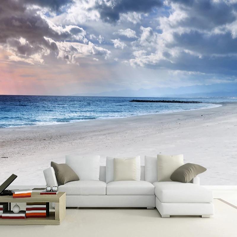 Wallpapers Modern Simple Blue Sky White Cloud Seaside Landscape Self Adhesive Wallpaper Restaurant Living Room Backdrop Nature 3D Mural, Fiber canvas
Wallpapers Modern Simple Blue Sky White Cloud Seaside Landscape Self Adhesive Wallpaper Restaurant Living Room Backdrop Nature 3D Mural, Fiber canvas
