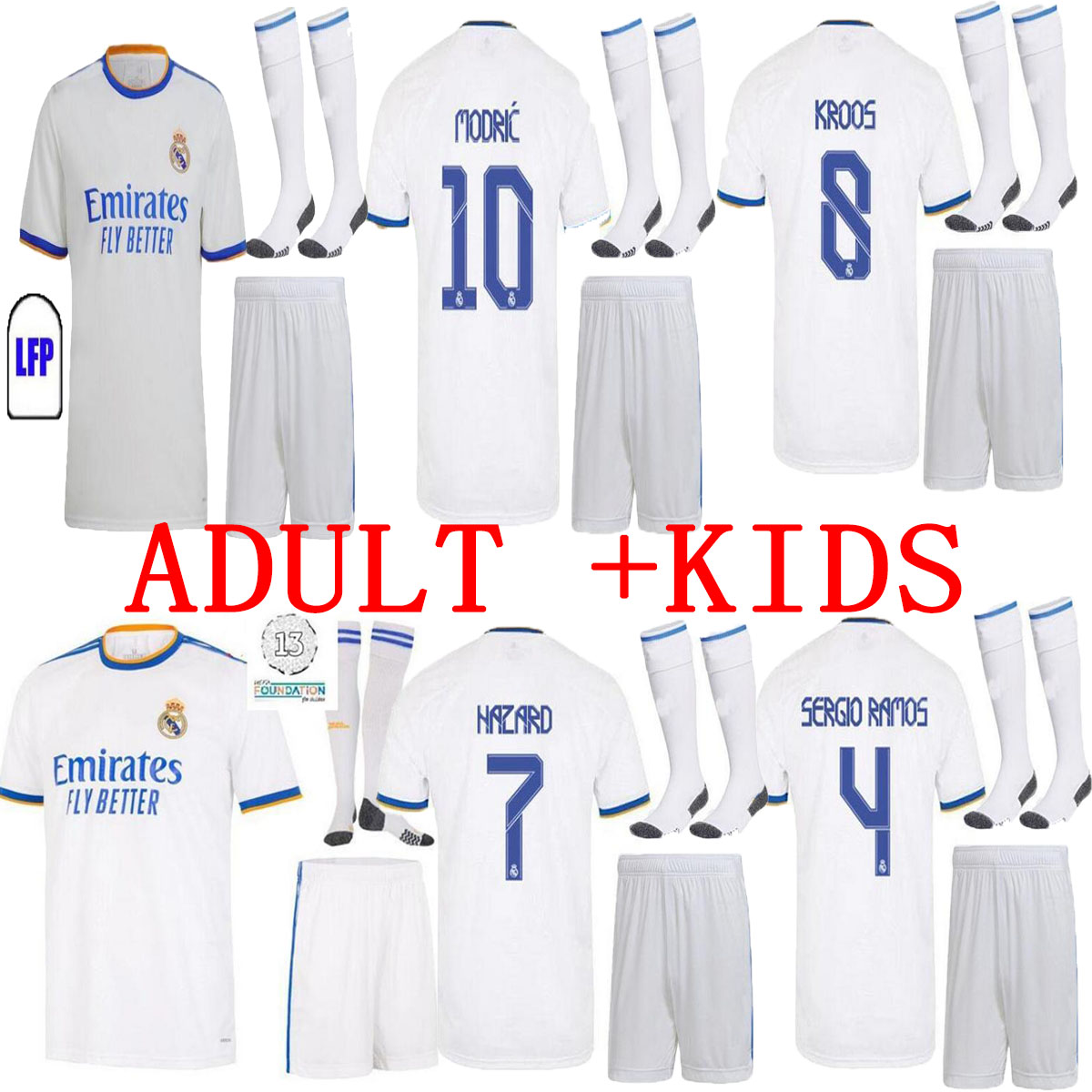 adult kids kit+socks REAL MADRID soccer jerseys 21 22 BENZEMA HAZARD SERGIO RAMOS Casemiro ASENSIO VINICUS JR MODRIC 2021 2022 camiseta men, Black;yellow
adult kids kit+socks REAL MADRID soccer jerseys 21 22 BENZEMA HAZARD SERGIO RAMOS Casemiro ASENSIO VINICUS JR MODRIC 2021 2022 camiseta men, Black;yellow