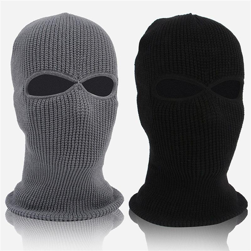 Cycling Caps & Masks Winter Knit Cap Warm Soft 2 Holes Full Face Ski Hat Balaclava Hood Army Tactical, Black
Cycling Caps & Masks Winter Knit Cap Warm Soft 2 Holes Full Face Ski Hat Balaclava Hood Army Tactical, Black