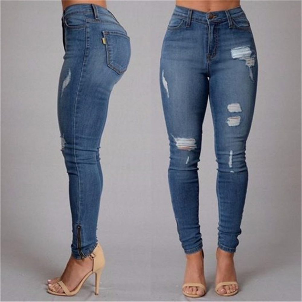 women's jeans autumn winter 2021 wear close foot slim hole raised buttocks pants, Blue
women's jeans autumn winter 2021 wear close foot slim hole raised buttocks pants, Blue
