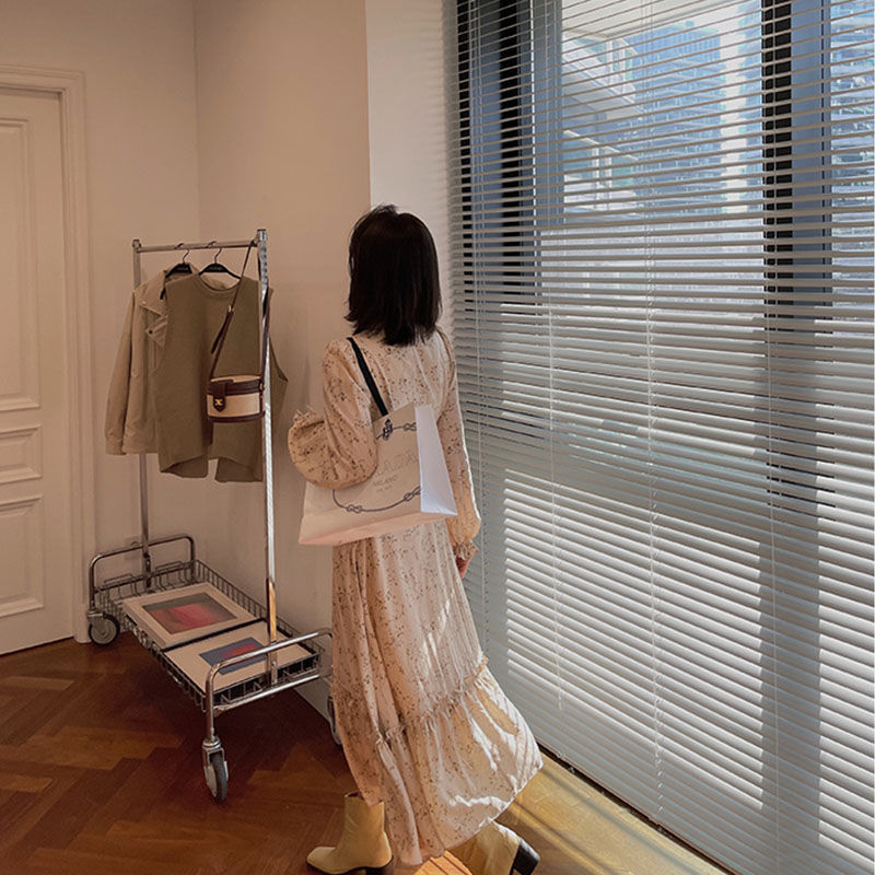 Beach Bandage Dress Female Elegant Long Sleeve Princess Dress for Women Office Lady Casual Chiffon Dress Korea Summer Beach 210521