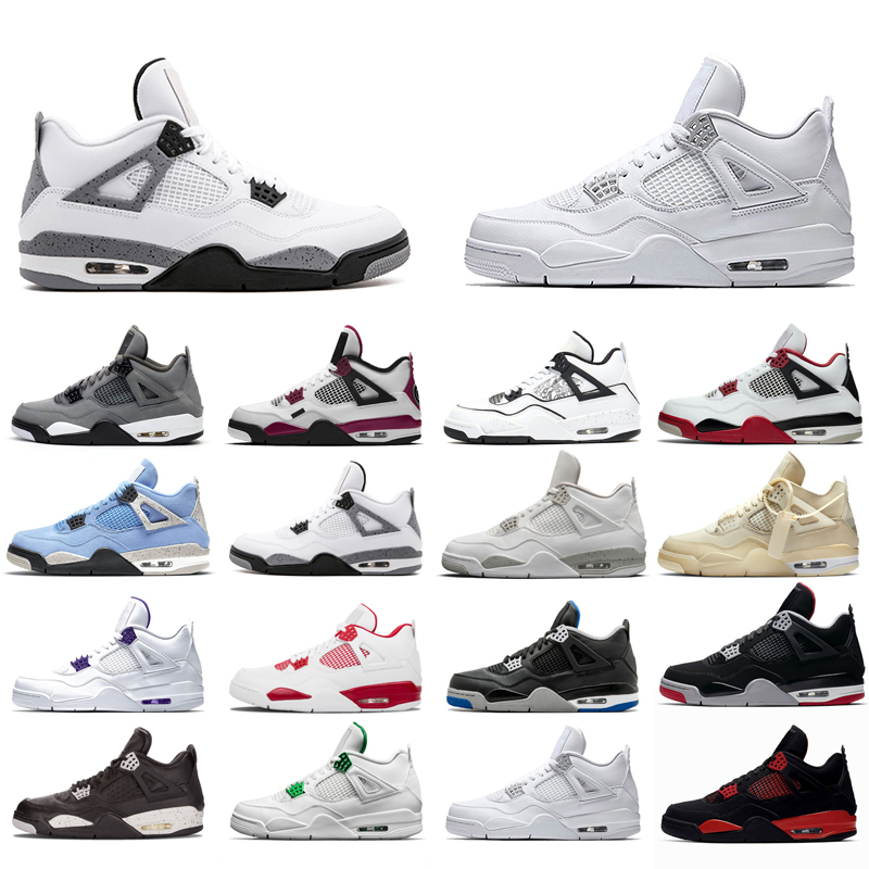 2021 new basketball shoes 4s man White Oreo Cement fashion Red Blue Travis Sail Thunder Olivia Kim Black Cat Taupe Haze Pine Green Pure Money Neon Grey Bred purple
2021 new basketball shoes 4s man White Oreo Cement fashion Red Blue Travis Sail Thunder Olivia Kim Black Cat Taupe Haze Pine Green Pure Money Neon Grey Bred purple