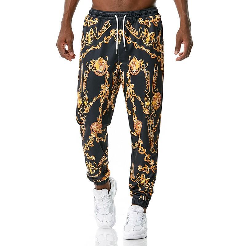 Gold Luxury Designer Mens Trousers Are Unusual Stylish Jogging Pants Loose Hiphop Streetwear Sweatpants Pantalon Ethnic Men's, Black
Gold Luxury Designer Mens Trousers Are Unusual Stylish Jogging Pants Loose Hiphop Streetwear Sweatpants Pantalon Ethnic Men's, Black