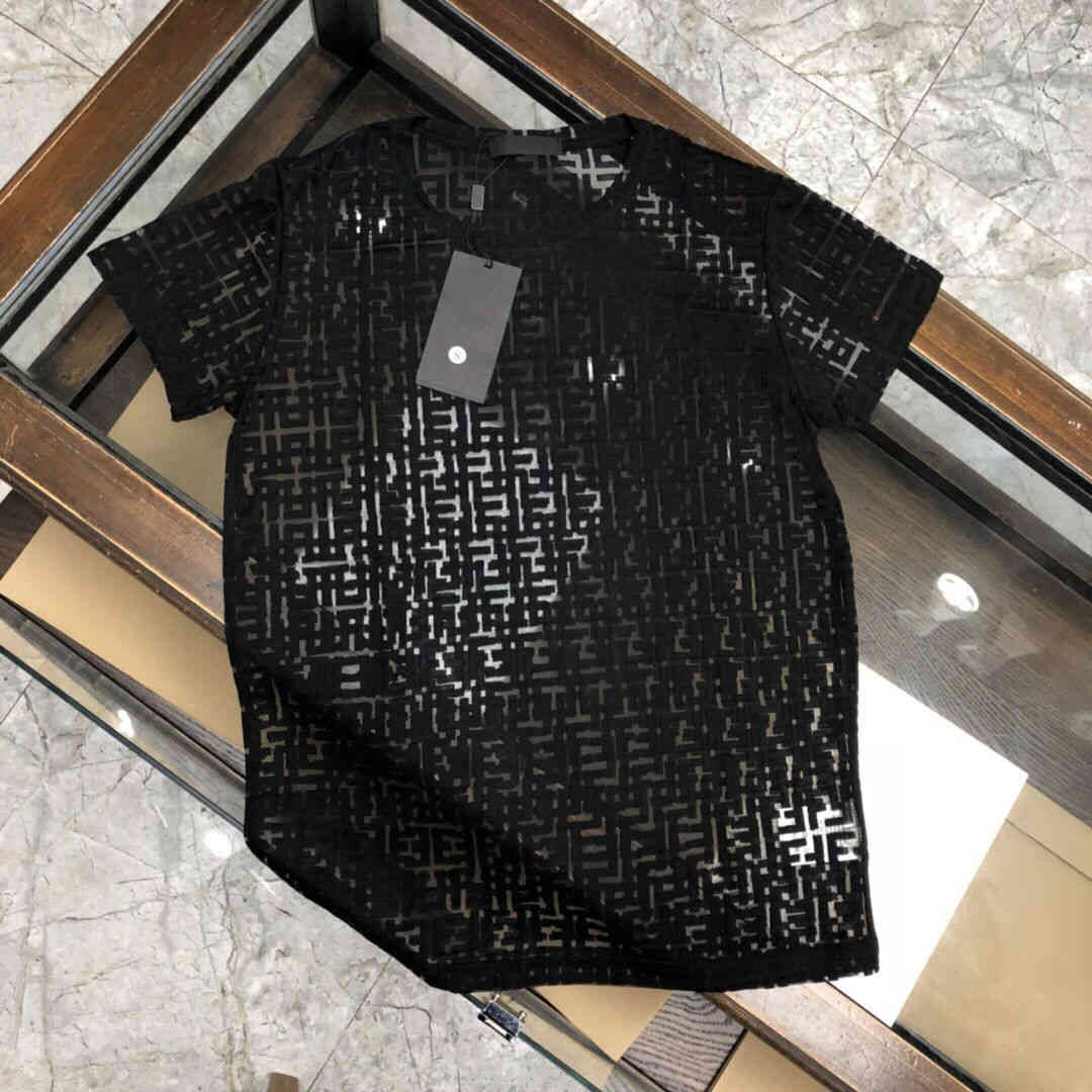High quality 2021 fashion brand summer new double f hollow out perspective design loose short sleeve T-shirt for men and women, White;black
High quality 2021 fashion brand summer new double f hollow out perspective design loose short sleeve T-shirt for men and women, White;black