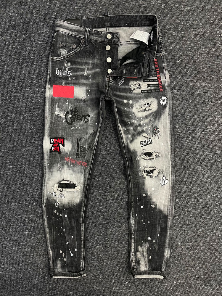 Fashionable Designer D2 Men's Skinny Design jeans Motorcycle Black long pants Beggar high quality dsq Jean, L need look other product
Fashionable Designer D2 Men's Skinny Design jeans Motorcycle Black long pants Beggar high quality dsq Jean, L need look other product