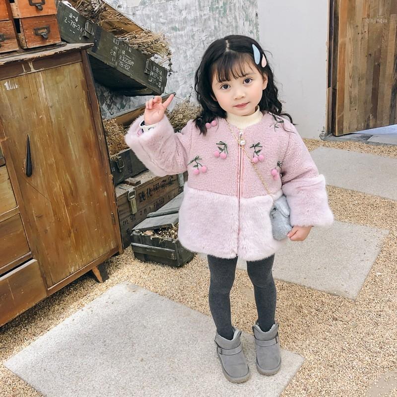 Coat Parks For Girls 2021 Children's Round Neck Zipper Small Cherry Artificial Fur Loose Thick Winter Girl Child Jacket, Blue;gray
Coat Parks For Girls 2021 Children's Round Neck Zipper Small Cherry Artificial Fur Loose Thick Winter Girl Child Jacket, Blue;gray