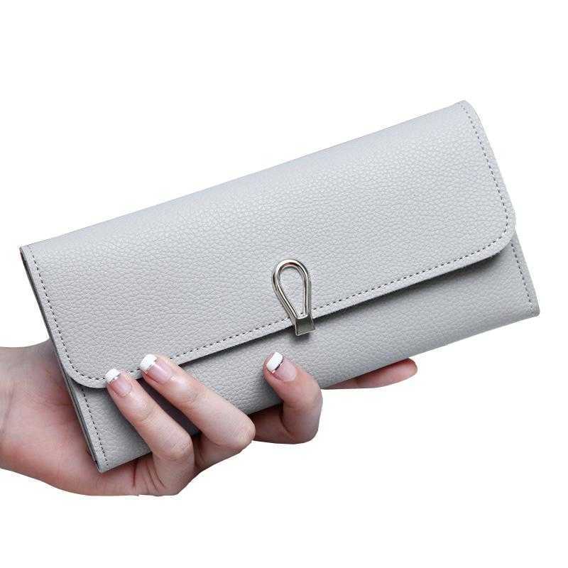 Lady Coin Purses Purse Pockets Wallet Long Women Wallets Handbags Soft Leather Moneybags Female Cards ID Holder Bag Girls Pouch, Gray
Lady Coin Purses Purse Pockets Wallet Long Women Wallets Handbags Soft Leather Moneybags Female Cards ID Holder Bag Girls Pouch, Gray