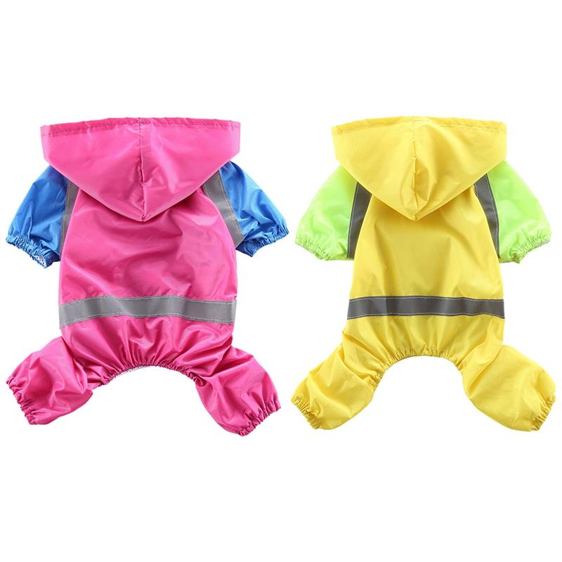 Dog Apparel Pet Raincoat Waterproof Rain Coat With Hood 4-legs Climbing Rainy Day Rainwear For Small Medium Dogs Supplies Q1
Dog Apparel Pet Raincoat Waterproof Rain Coat With Hood 4-legs Climbing Rainy Day Rainwear For Small Medium Dogs Supplies Q1