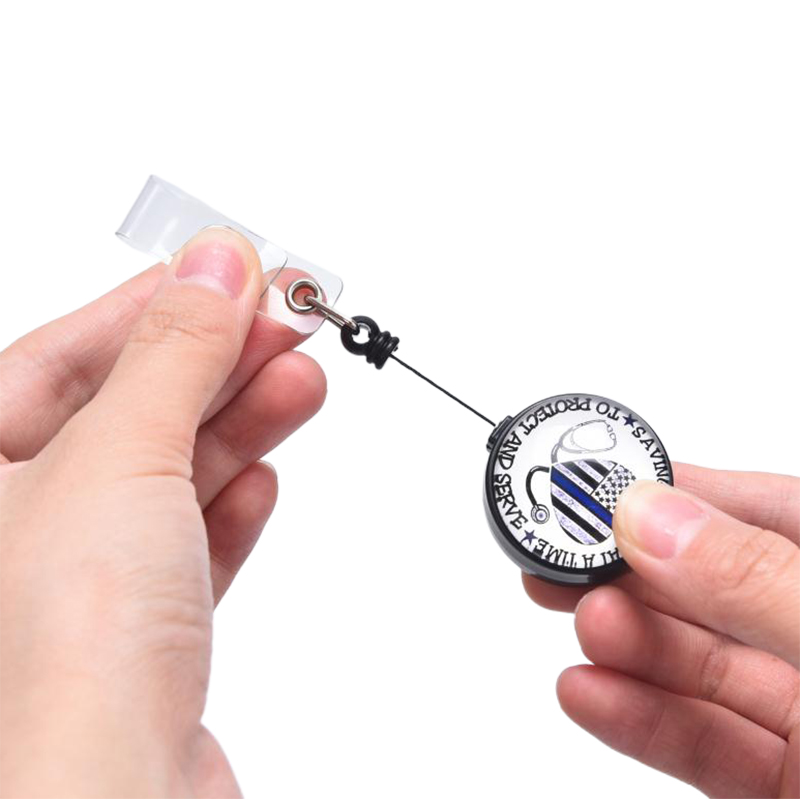 Retractable Badge Reel Hospital Exhibiton Badge Holder Cute Clips Key Card Holder Belt Clips Keychain Car Pendant Key
Retractable Badge Reel Hospital Exhibiton Badge Holder Cute Clips Key Card Holder Belt Clips Keychain Car Pendant Key