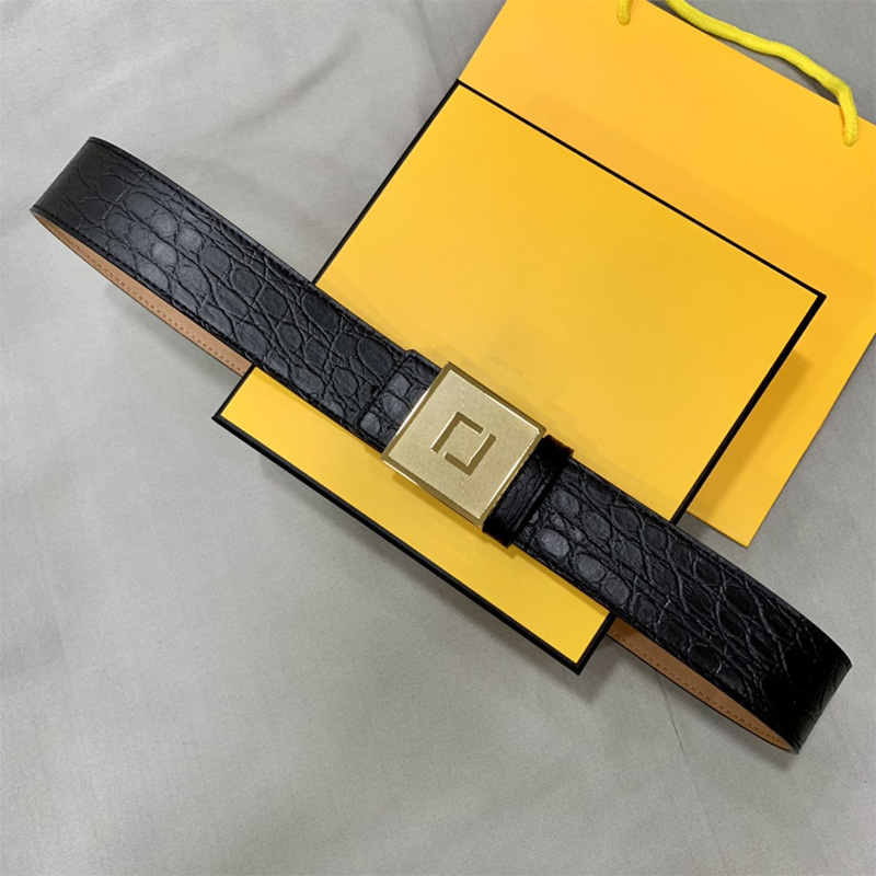 Fashion Designer Belts Mens Leather Men Belt Waistband Golden Sliver Letter F Buckle Girdle Square Width 4cm With Box Jariser, Width4.0cm
Fashion Designer Belts Mens Leather Men Belt Waistband Golden Sliver Letter F Buckle Girdle Square Width 4cm With Box Jariser, Width4.0cm