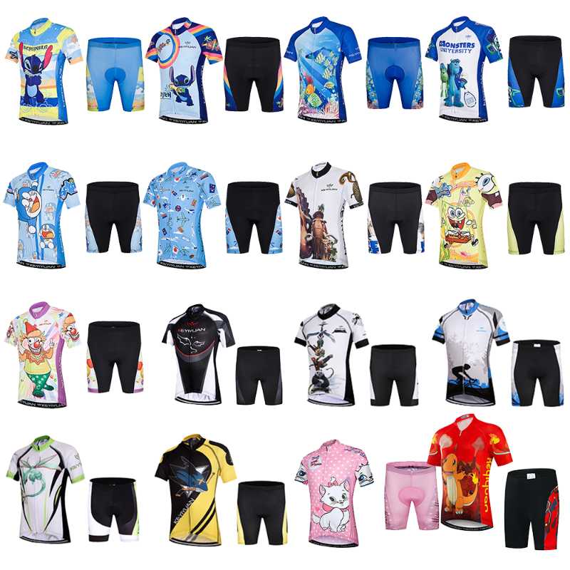 Racing Sets KEYIYUAN High Quality Kids Cycling Clothing Suit Boy Girl Bike Jersey Set Child Short Sleeve MTB Wear Riding Bicycle Clothes, Black;blue
Racing Sets KEYIYUAN High Quality Kids Cycling Clothing Suit Boy Girl Bike Jersey Set Child Short Sleeve MTB Wear Riding Bicycle Clothes, Black;blue