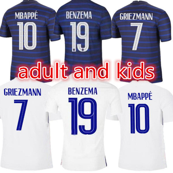 2022 adult and kids BENZEMA soccer jersey maillots de football maillot equipe 20 21 MBAPPE GRIEZMANN KANTE POGBA Size s-XXL
2022 adult and kids BENZEMA soccer jersey maillots de football maillot equipe 20 21 MBAPPE GRIEZMANN KANTE POGBA Size s-XXL