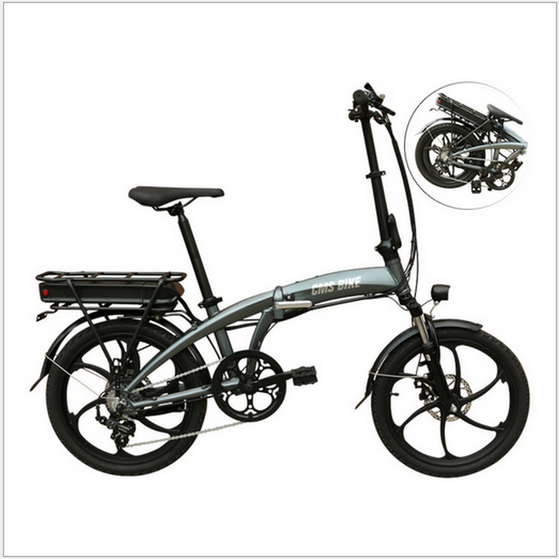 Foldable Electric Bike 20 Inch with 48V10.4ah Lithium Battery Detachable PEDAL-Assisted E-Bicycle Ultralight in WEIGHT, Silver;blue
Foldable Electric Bike 20 Inch with 48V10.4ah Lithium Battery Detachable PEDAL-Assisted E-Bicycle Ultralight in WEIGHT, Silver;blue