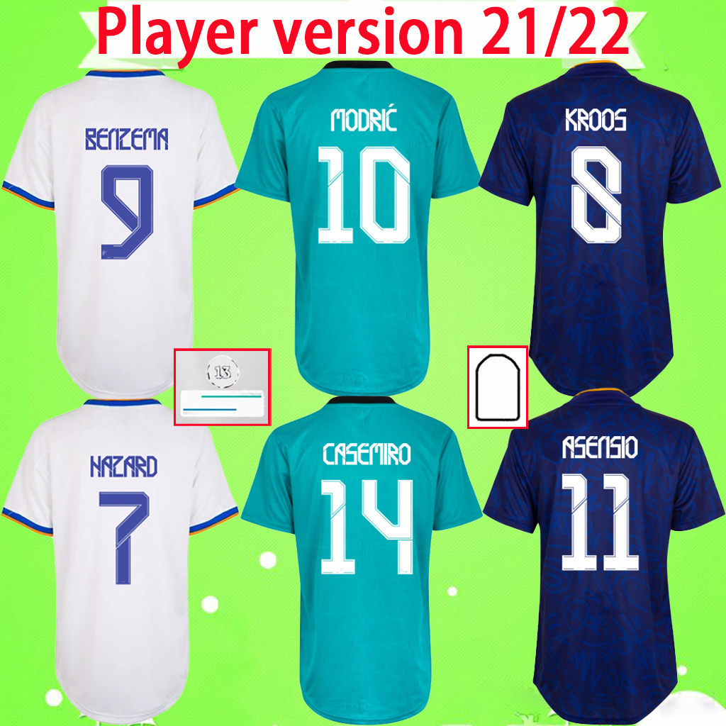 Player version 2021 2022 madrid soccer jerseys Real home away 3rd fourth camiseta Adult mens 21 22 BENZEMA football shirts HAZARD ISCO ALABA ASENSIO CAMAVINGA -2XL, 2021/2022 player
Player version 2021 2022 madrid soccer jerseys Real home away 3rd fourth camiseta Adult mens 21 22 BENZEMA football shirts HAZARD ISCO ALABA ASENSIO CAMAVINGA -2XL, 2021/2022 player