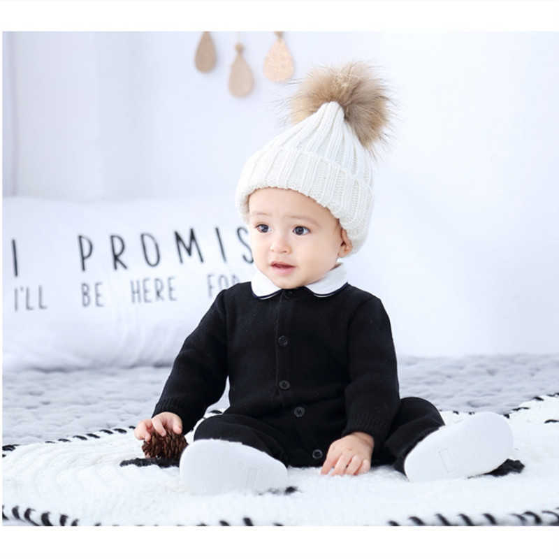 Baby Knitted Rompers born Infant Cotton Knit Jumpsuit Toddler Autumn Winter Children Boutique Clothes 210615, Black
Baby Knitted Rompers born Infant Cotton Knit Jumpsuit Toddler Autumn Winter Children Boutique Clothes 210615, Black