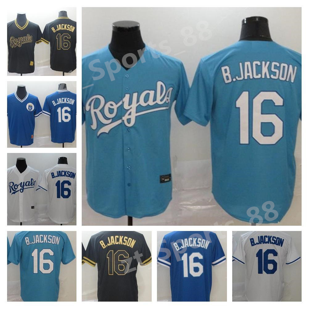2021 RoyalS Jersey #16 Bo Jackson Home Blue White Grey Men Women kids youth Baseball Jerseys, As shown in illustration
2021 RoyalS Jersey #16 Bo Jackson Home Blue White Grey Men Women kids youth Baseball Jerseys, As shown in illustration
