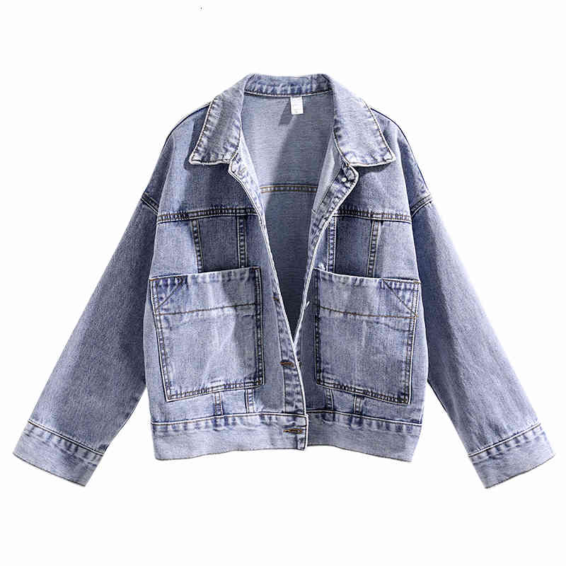 Women's Jackets 2021 Autumn Korean Blue Denim Jacket Women Spring Vintage Short Jeans Coat Student Harajuku Loose Female Outerwear
Women's Jackets 2021 Autumn Korean Blue Denim Jacket Women Spring Vintage Short Jeans Coat Student Harajuku Loose Female Outerwear