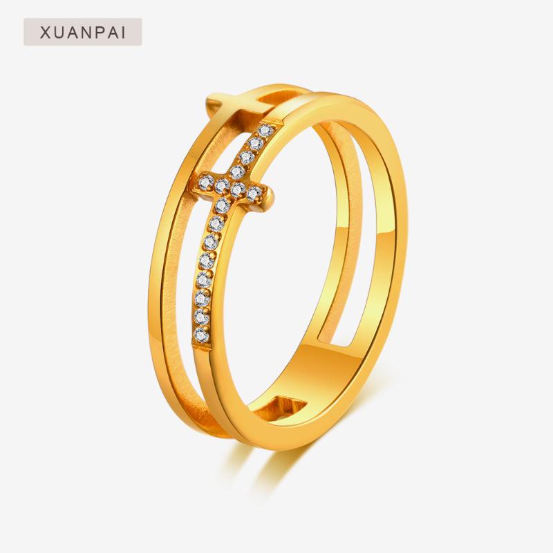 Wedding Rings Cross Ring Women, CZ Ring, Stainless Steel Crucifix Religious Jewelry Gift, Gift For Mothers, Christmas Gifts, Slivery;golden
Wedding Rings Cross Ring Women, CZ Ring, Stainless Steel Crucifix Religious Jewelry Gift, Gift For Mothers, Christmas Gifts, Slivery;golden