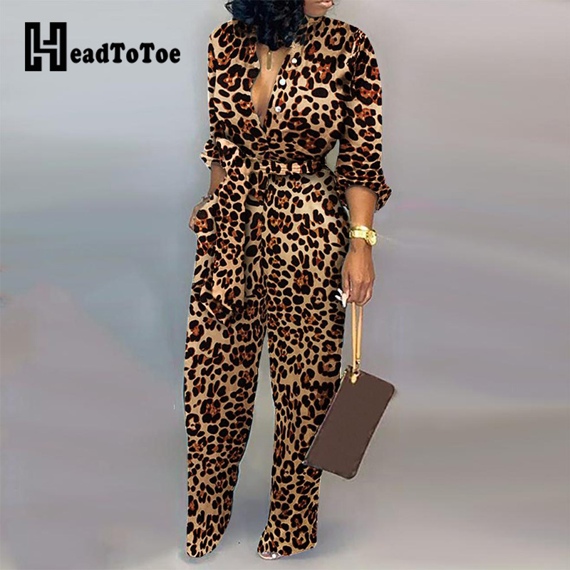 Leopard Tied Waist Long Sleeve Jumpsuit Women Rompers Fashion One Piece Overalls Casual Jumpsuits Streetwear Dropshipping, Letter
Leopard Tied Waist Long Sleeve Jumpsuit Women Rompers Fashion One Piece Overalls Casual Jumpsuits Streetwear Dropshipping, Letter