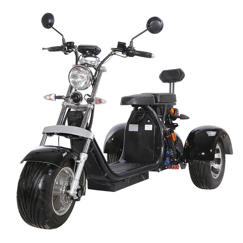 10 Inch Bike Electric Tricycle For Adults SC09 EEC/COC Electric-Bicycles 20AH 60V 2000W Removable Battery 3 Wheel Electric-Motorcycle, Black
10 Inch Bike Electric Tricycle For Adults SC09 EEC/COC Electric-Bicycles 20AH 60V 2000W Removable Battery 3 Wheel Electric-Motorcycle, Black