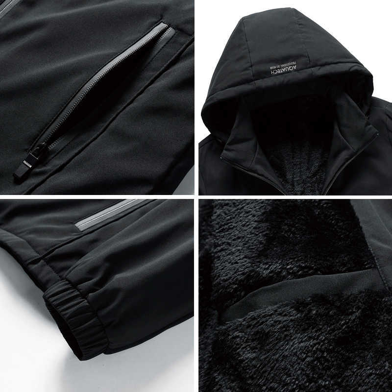 Jacket Men Waterproof Breathable Hooded Casual Spring Autumn Jacket Outwear Windbreaker Tourism Mountain Raincoat Male Clothing 211009