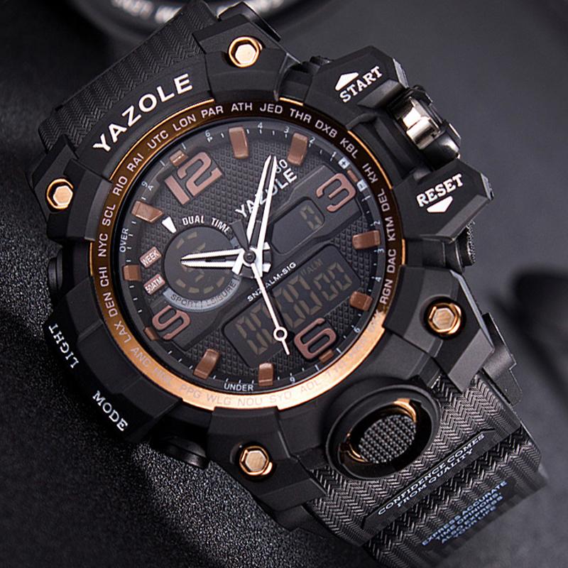 Sport Watch Men Top Electronic Wristwatches Led Digital Wrist Watches For Male Clock Relogio Masculino, Slivery;brown
Sport Watch Men Top Electronic Wristwatches Led Digital Wrist Watches For Male Clock Relogio Masculino, Slivery;brown