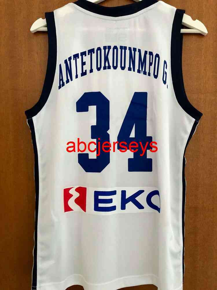 Stitched Giannis Antetokounmpo Greece National Basketball Team Jersey NEW Embroidery XS- Custom Any Name Number, White
Stitched Giannis Antetokounmpo Greece National Basketball Team Jersey NEW Embroidery XS- Custom Any Name Number, White