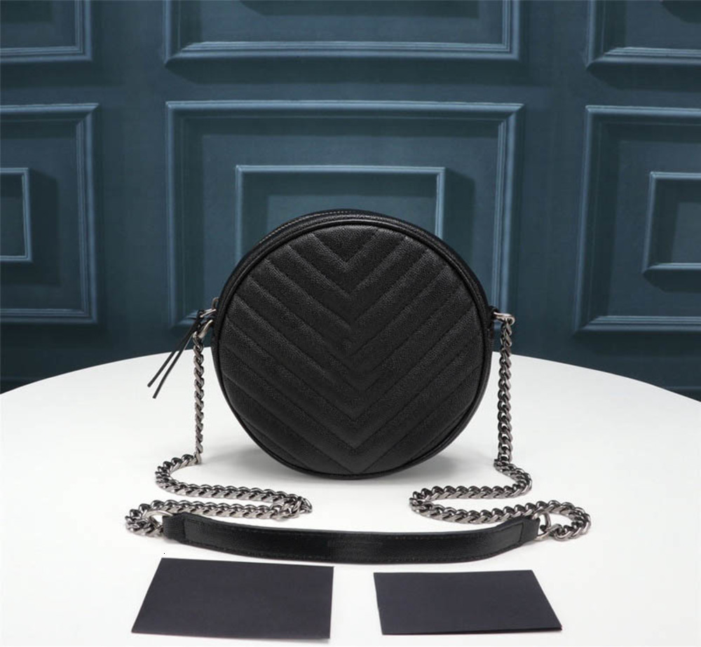 luxury designer bags Fashion V shaped pattern quilted shoulder Brand women's round chain crossbody, Black
luxury designer bags Fashion V shaped pattern quilted shoulder Brand women's round chain crossbody, Black