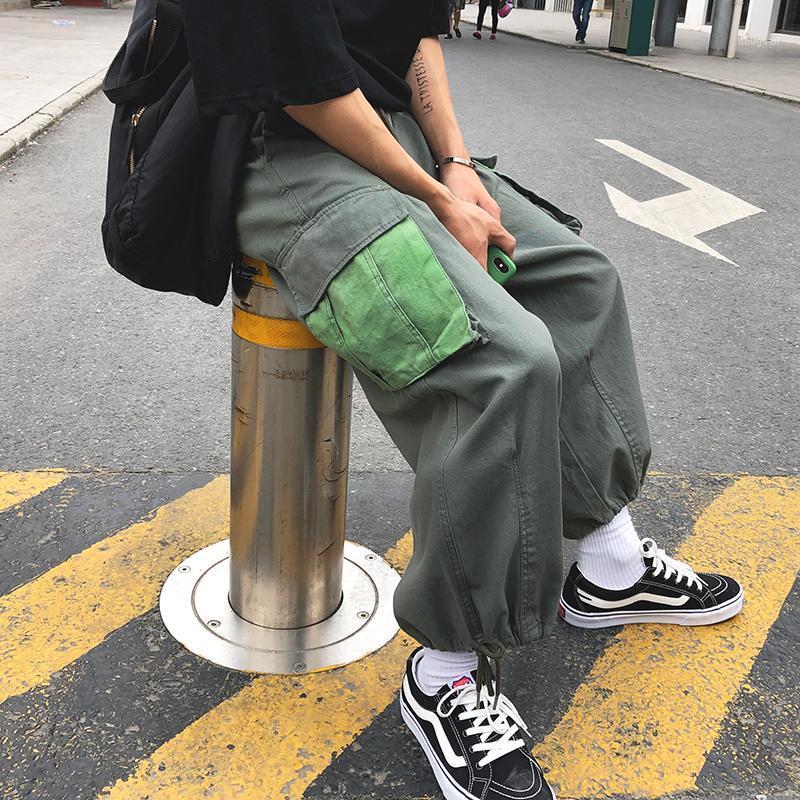 Spring Overalls Men's Fashion Contrast Color Stitching Casual Straight Nine Pants Street Trend Wild Hip Hop Loose Trousers, Gray
Spring Overalls Men's Fashion Contrast Color Stitching Casual Straight Nine Pants Street Trend Wild Hip Hop Loose Trousers, Gray
