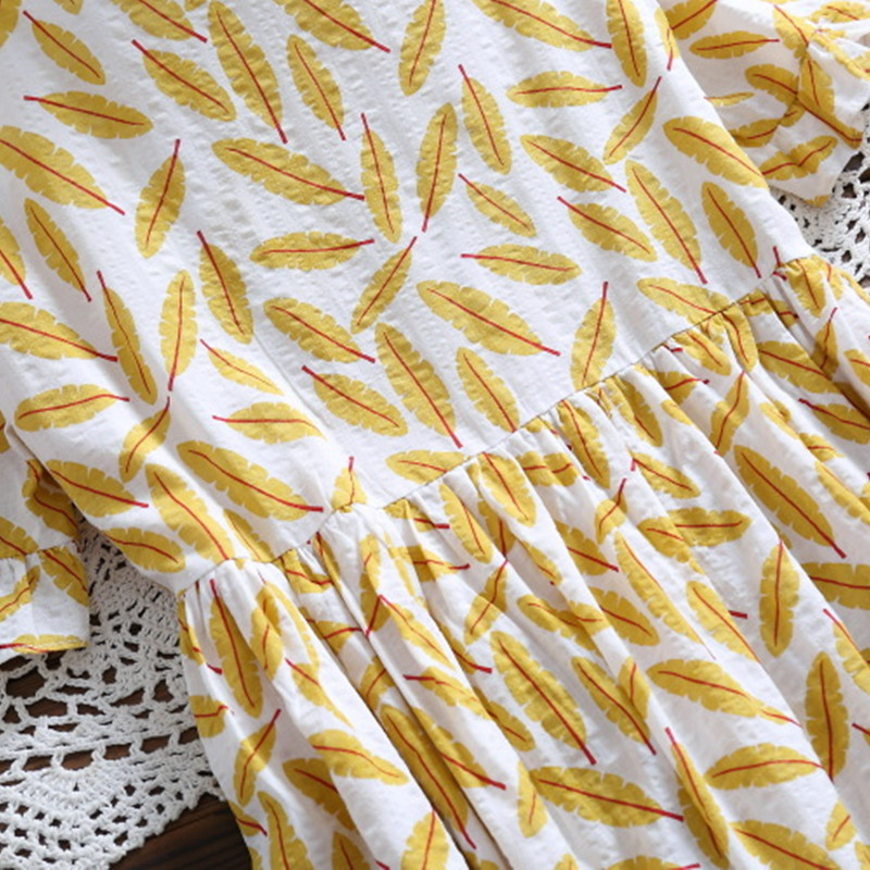 Vestidos Print A-lijn Zomer Student Mini Jurken Kawaii Mori Meisjes Mode Hoge Taille Jurk Vrouwen 210521