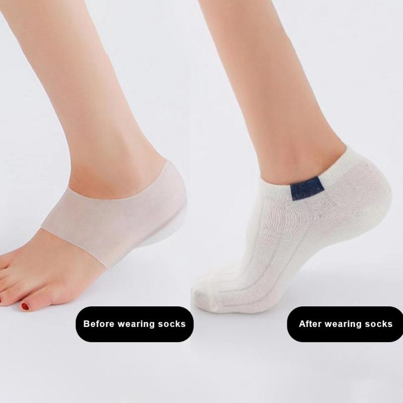 Sports Socks Heightened Gel Insole Heel Protector Relieve Plantar Fasciitis Foot Pain Cracked 2.5cm Invisible Height Lift Pad Increase, Wb
Sports Socks Heightened Gel Insole Heel Protector Relieve Plantar Fasciitis Foot Pain Cracked 2.5cm Invisible Height Lift Pad Increase, Wb