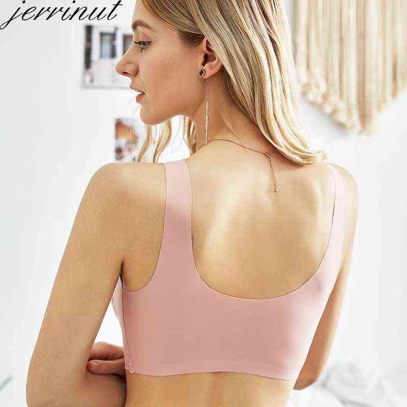 Drop Vip Link 3pcs Latex Bra Seamless Bras For Women Underwear BH Push Up Bralette With Pad Vest Top Bra 211217