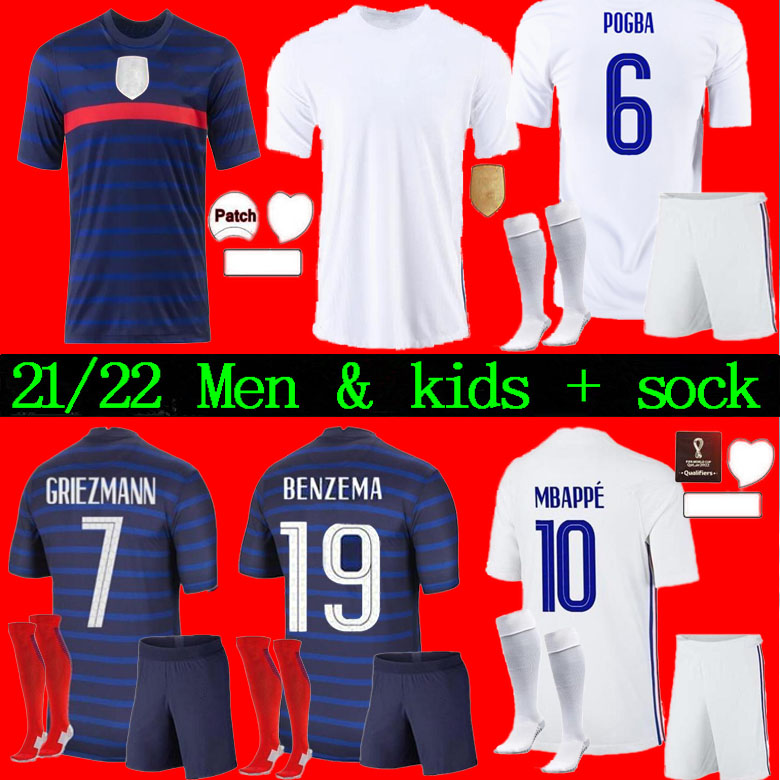 Marseille 2021 FRANCE BENZEMA soccer jersey MBAPPE GRIEZMANN POGBA 21 22 VARANE Football shirts THAUVIN maillot de foot men kids kit fans & Player S-4XL
Marseille 2021 FRANCE BENZEMA soccer jersey MBAPPE GRIEZMANN POGBA 21 22 VARANE Football shirts THAUVIN maillot de foot men kids kit fans & Player S-4XL