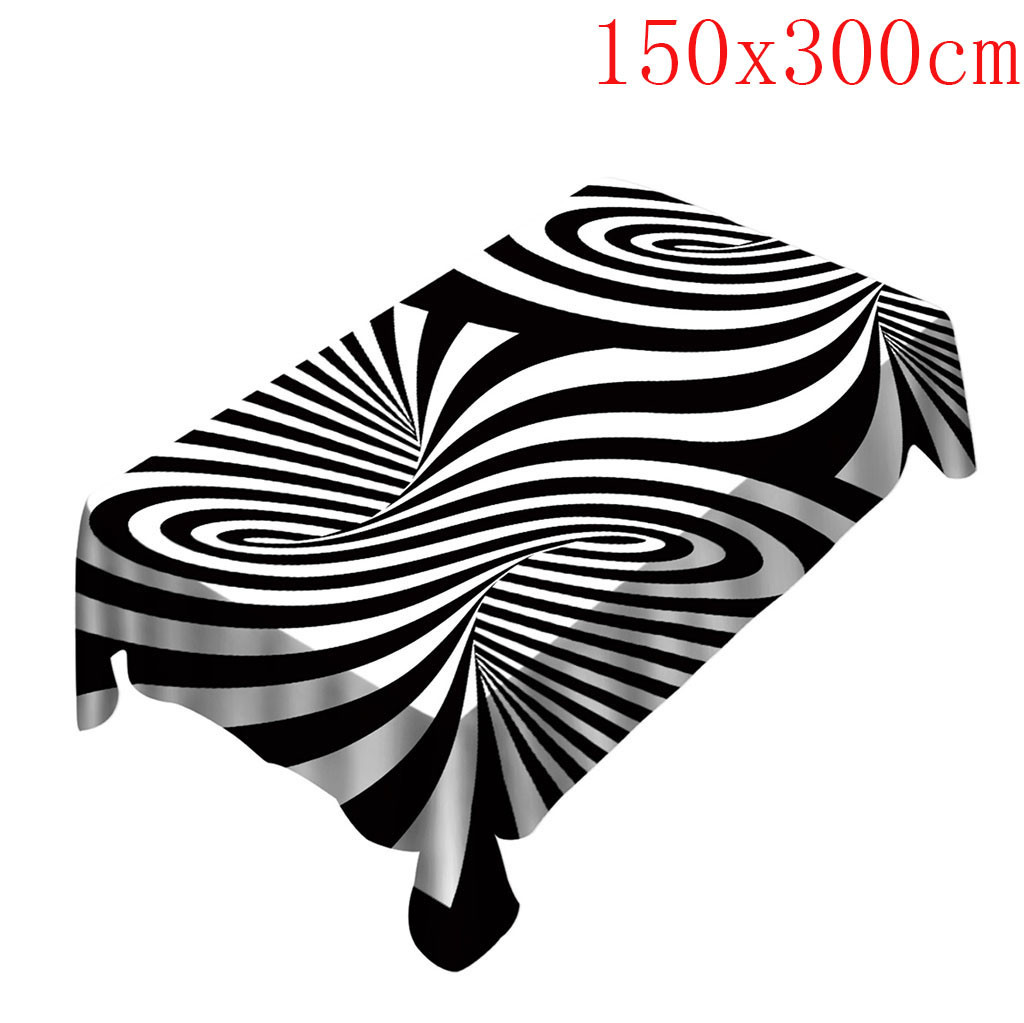 rectangular table Manteles 3d fingerprint digital table cloth rectangular tea table cover dinner decoration of the house washing machine