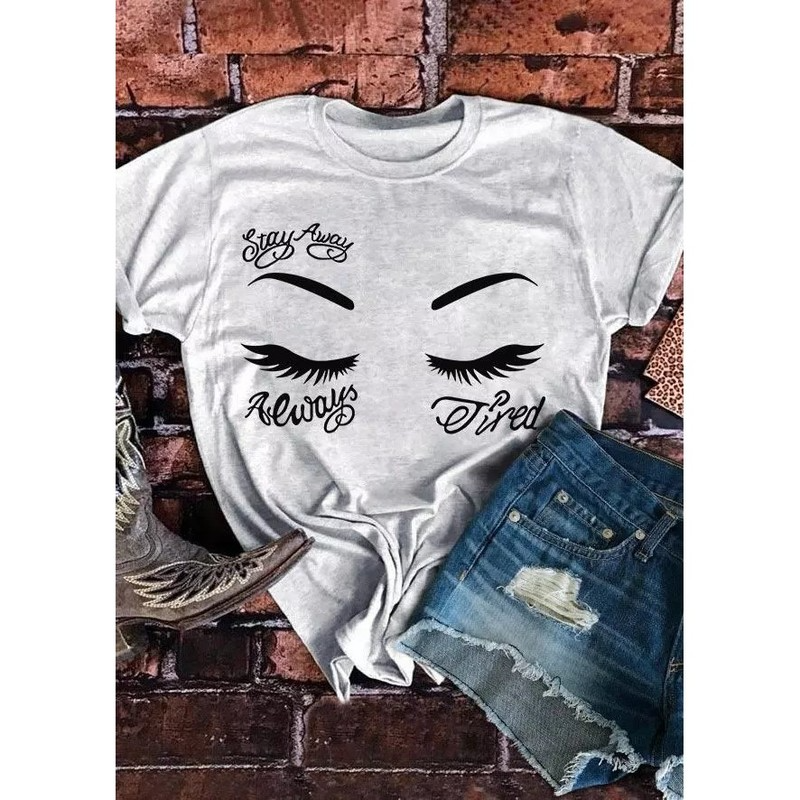 Girly design women is fashion word 3D printing short slim T-shirt summer casual round neck short top short sleeve T-shirt, White
Girly design women is fashion word 3D printing short slim T-shirt summer casual round neck short top short sleeve T-shirt, White