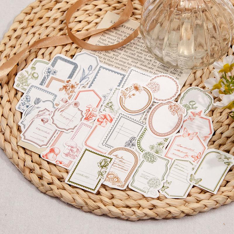 Gift Wrap 50Pcs/roll Vintage Plant Border Stickers Planner Sealing Labels Decorative Scrapbooking Diary Diy Handmade Art Marker
Gift Wrap 50Pcs/roll Vintage Plant Border Stickers Planner Sealing Labels Decorative Scrapbooking Diary Diy Handmade Art Marker