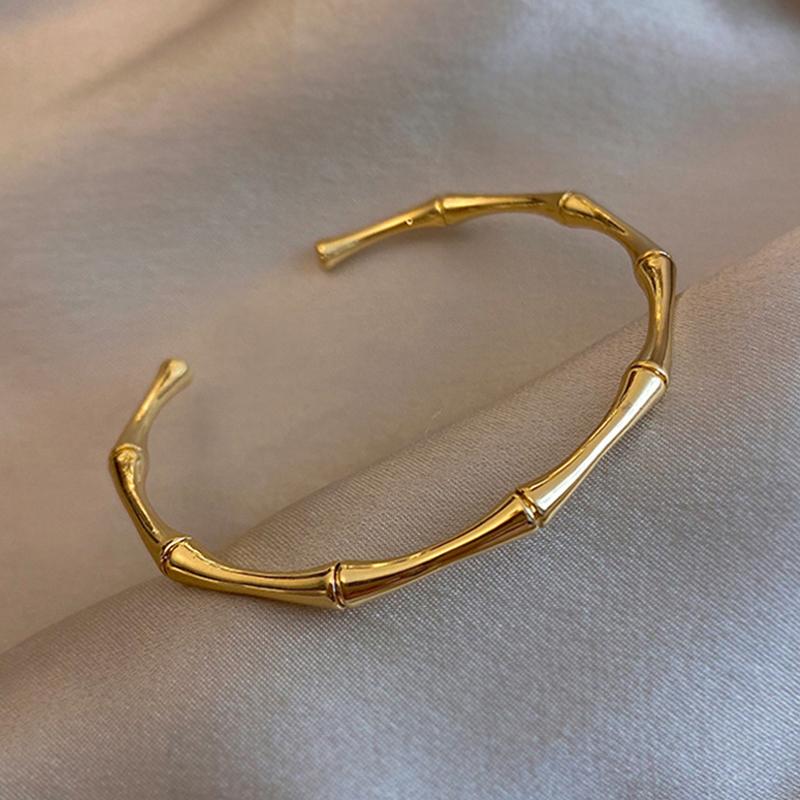 Bangle 2021 Design Bamboo Shape Adjustable Size Bracelet For Woman Fashion Luxury Korean Jewelry Retro Girl's Unusual
Bangle 2021 Design Bamboo Shape Adjustable Size Bracelet For Woman Fashion Luxury Korean Jewelry Retro Girl's Unusual