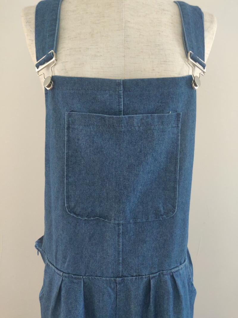 Women's Pants & Capris Nowsaa Blue Jeans Jumpsuits Women Female Overalls Loose Bodysuit Autumn Summer Hollow Out High Waist Jumpsuit Rompers