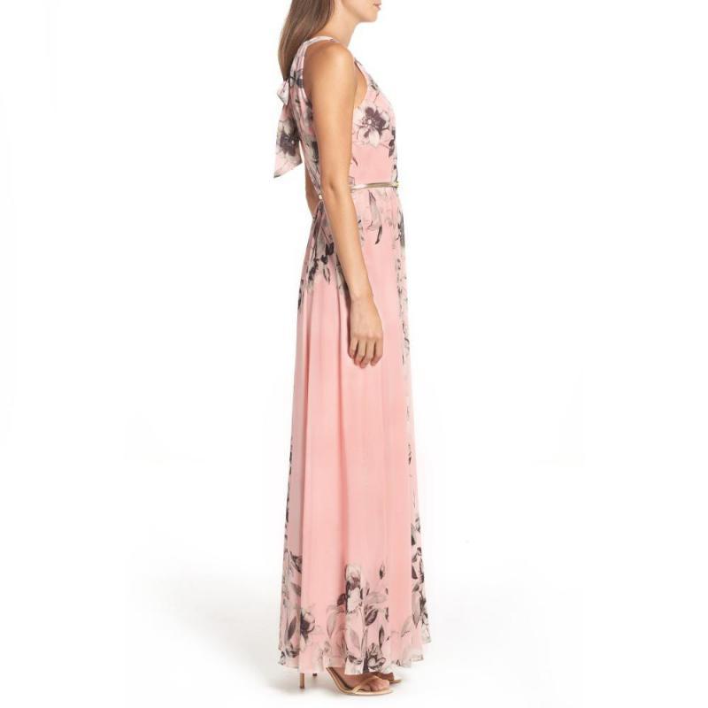 Women Dress Printed Bohemia es Sexy Long Print Floral Maxi Sleeveless Lace Up Halter Beach es Summer 210513